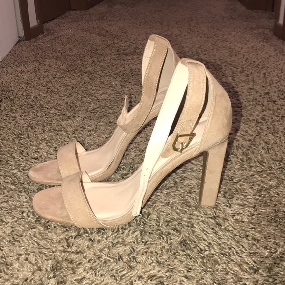Charlotte Russe Shoes - Tan Heels Size 9